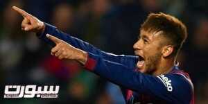 ELCHE, SPAIN - JANUARY 24: Neymar JR of Barcelona celebrates after scoring during the La Liga match between Elche FC and FC Barcelona at Estadio Manuel Martinez Valero on January 24, 2015 in Elche, Spain. (Photo by Manuel Queimadelos Alonso/Getty Images)