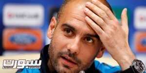 KIV14 DONETSK (UCRANIA) 11/4/2011.- El entrenador del FC Barcelona, Pep Guardiola, comparece ante los medios en Donetsk, Ucrania, hoy, lunes, 21 de abril de 2011m, en víspera del partido de vuelta de los cuartos de final de la Liga de Campeones frente al FC Shakhtar Donetsk. EFE/Sergey Dolzhenko