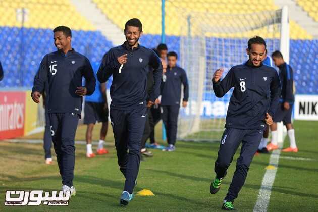 بالصور الهلال يختتم تحضيراته لمواجهة