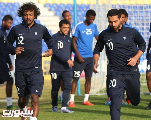 بالصور الهلال يختتم تحضيراته لمواجهة