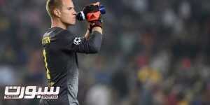 حارس برشلونة الشاب يتفوق على