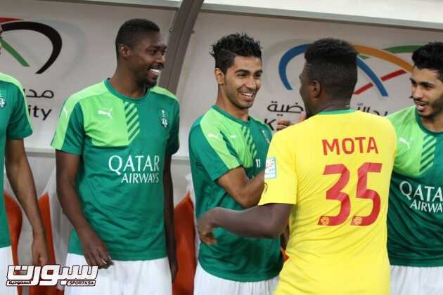 صور من لقاء الأهلي نجران