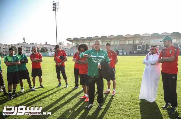 بالصور الأهلي يعاود تدريباته قبل
