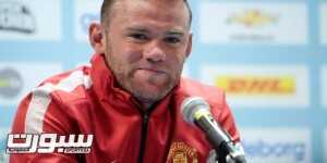 Manchester United's Wayne Rooney answers questions at a news conference in Goteborg August 7, 2012. Manchester United will play Barcelona in a friendly soccer match on Wednesday. REUTERS/Patrick Sorquist/Scanpix (SWEDEN - Tags: SPORT SOCCER) THIS IMAGE HAS BEEN SUPPLIED BY A THIRD PARTY. IT IS DISTRIBUTED, EXACTLY AS RECEIVED BY REUTERS, AS A SERVICE TO CLIENTS. SWEDEN OUT. NO COMMERCIAL OR EDITORIAL SALES IN SWEDEN