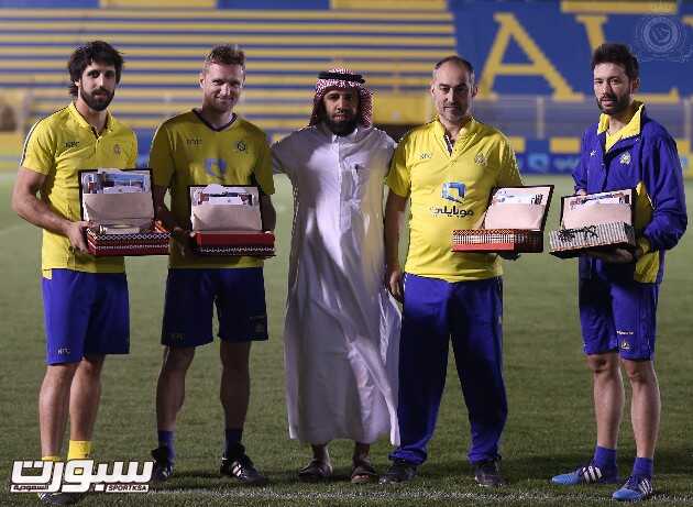 برنامج هدية رياضي يزور النصر