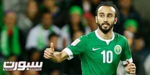 Saudi Arabia's Mohammed Al-Sahlawi celebrates his goal from a penalty kick during their Asian Cup Group B soccer match against Uzbekistan at the Rectangular stadium in Melbourne January 18, 2015. REUTERS/Brandon Malone (AUSTRALIA - Tags: SOCCER SPORT) - RTR4LUZO