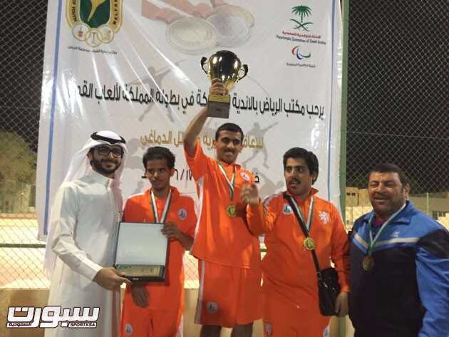 لاعبو الجوف يحققون الميداليات الذهبية
