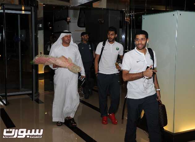 بالصور.. وصول أخضر السعودية إلى