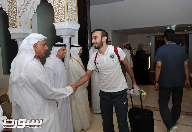 بالصور.. وصول أخضر السعودية إلى