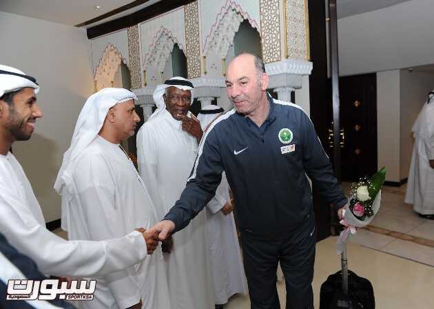 بالصور.. وصول أخضر السعودية إلى