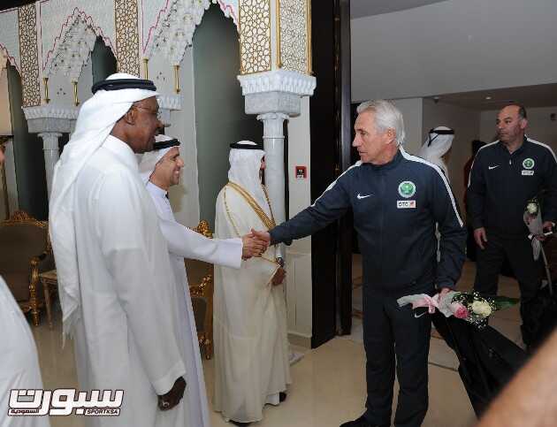بالصور.. وصول أخضر السعودية إلى