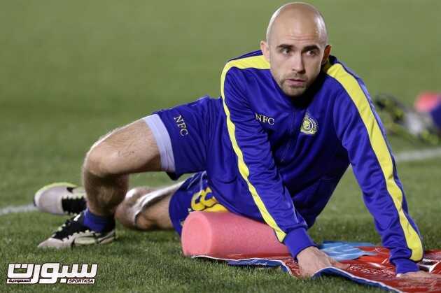 بالصور النصر يختتم إعداده للخويا