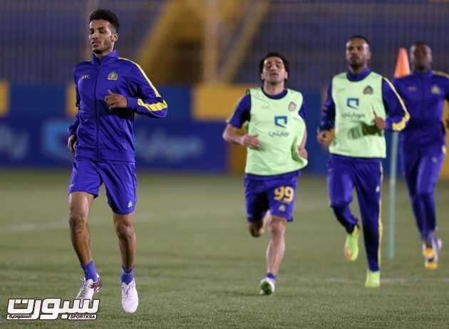 بالصور النصر يختتم إعداده للخويا