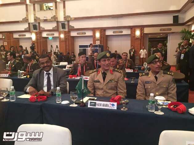 الوفد السعودي للرياضه العسكريه يغادر