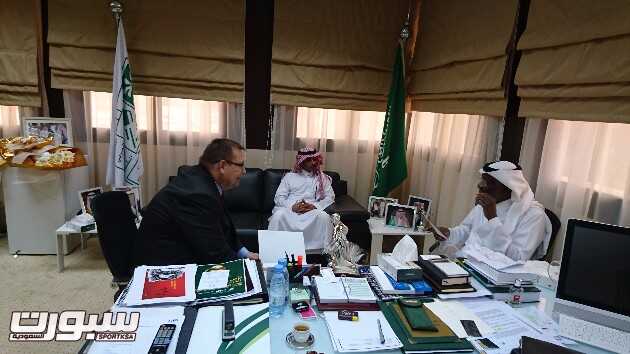 أحمد عيد يستقبل سفير جمهورية