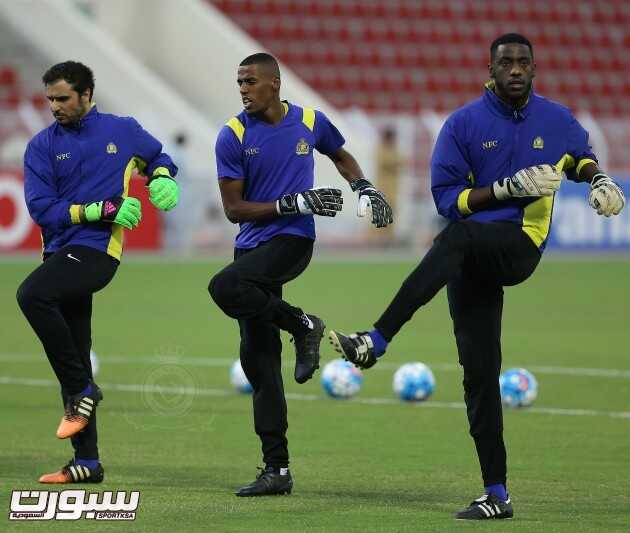 بالصور النصر ينهي تدريباته للقاء