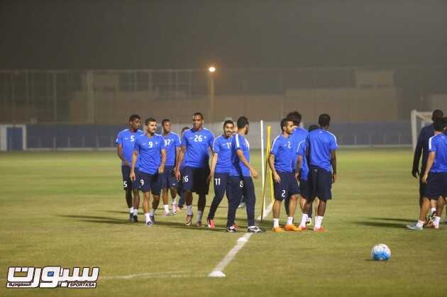 بالصور الهلال ينهي تحضيراته بتطبيق