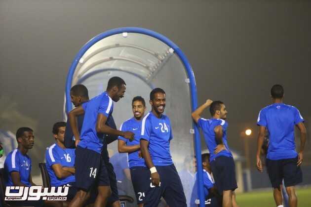 بالصور الهلال ينهي تحضيراته بتطبيق