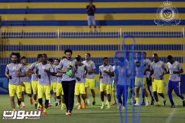 بالصور: النصر يواصل تدريباته اليومية