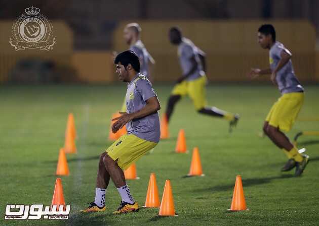 بالصور: النصر يواصل تدريباته اليومية