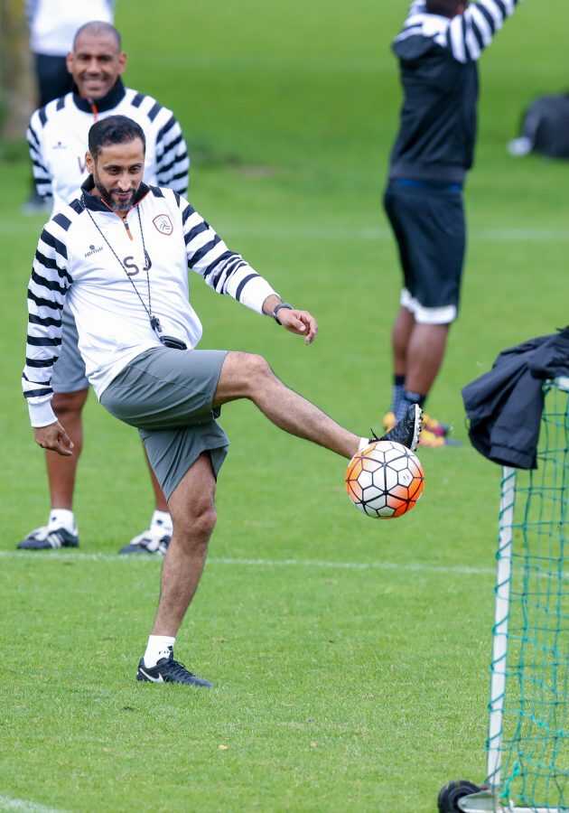 بالصور الشباب يواصل تحضيراته في