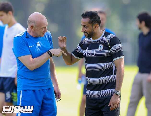 بالصور:الجابر يكتفي بحصة تدريبية واحدة