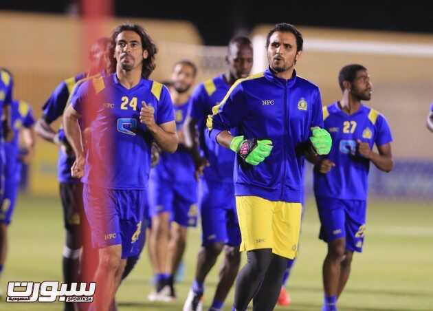 صور من تدريبات النصر عدسة