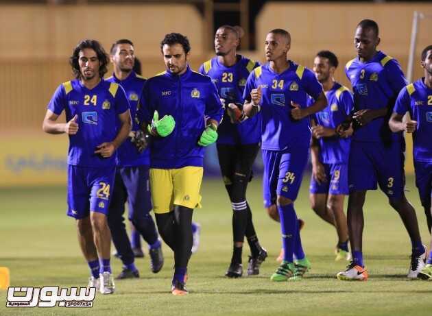 صور من تدريبات النصر عدسة