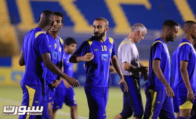 صور من تدريبات النصر عدسة