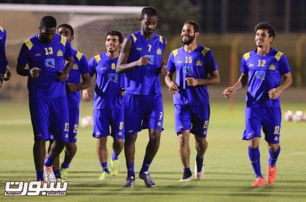 صور من تدريبات النصر عدسة