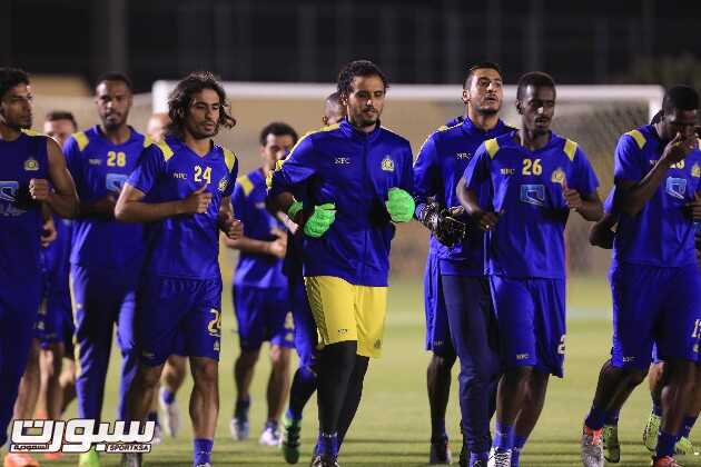 صور من تدريبات النصر عدسة
