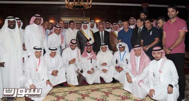 صور من استقبال الامير فهد