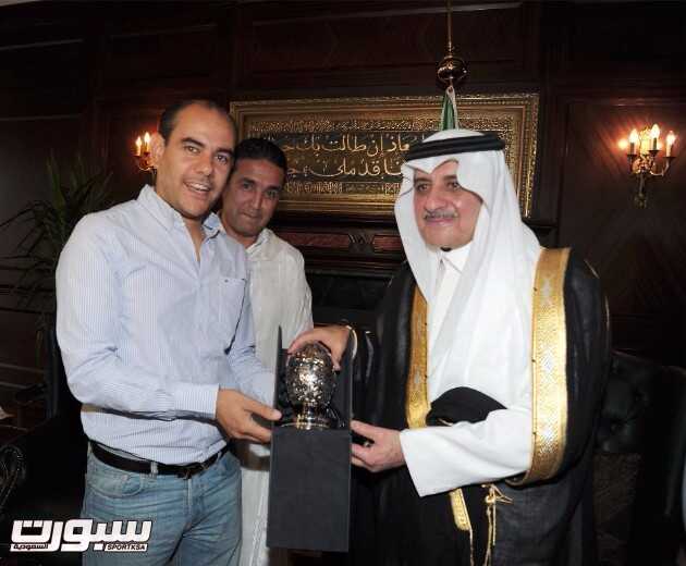صور من استقبال الامير فهد