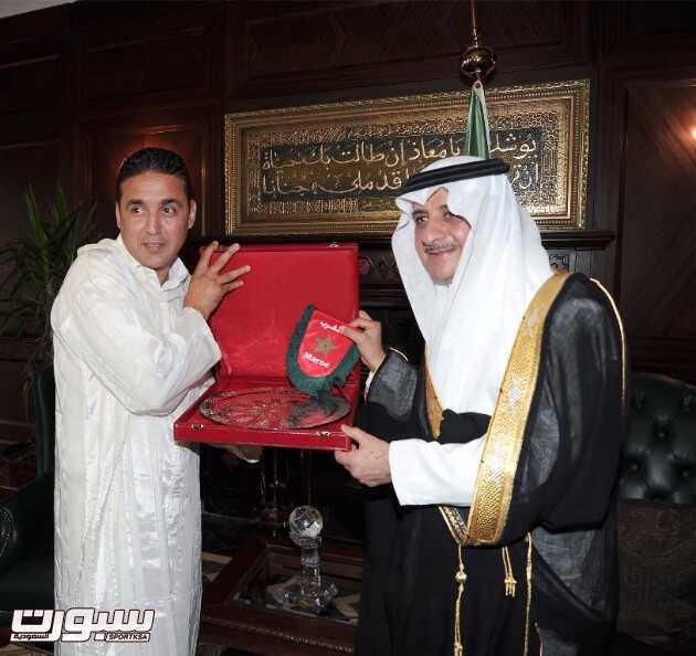 صور من استقبال الامير فهد
