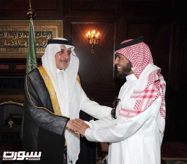 صور من استقبال الامير فهد