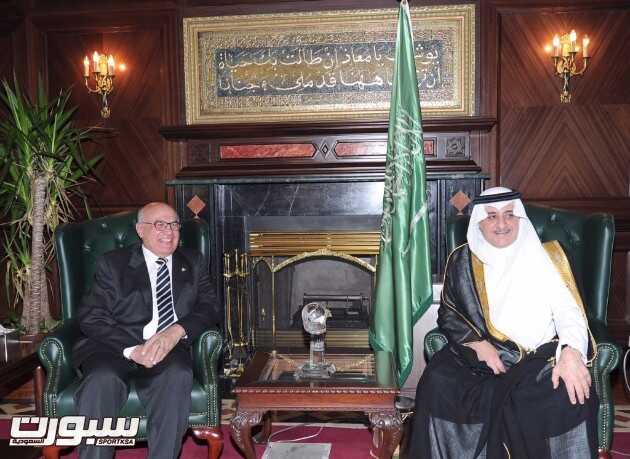 صور من استقبال الامير فهد