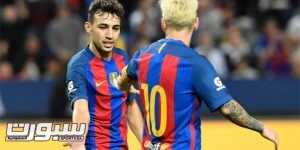 مهاجم برشلونة الشاب يواصل التألق