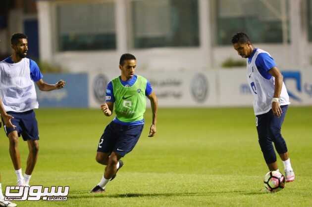 البريك يشارك في تدريبات الهلال