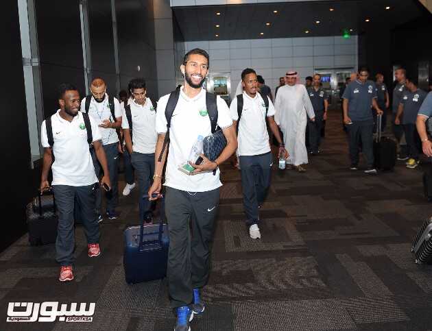 بالصور..الاخضر يصل الدوحة والشهري يواصل