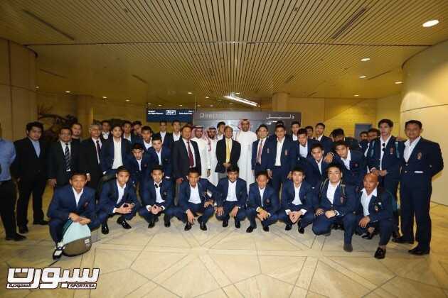 منتخب تايلند يصل الرياض ويتدرب