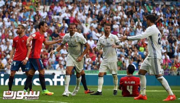 ريال مدريد يسحق اوساسونا بخمسة