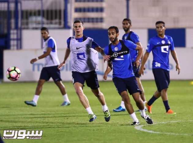 الهلال يعاود تدريباته ومران لياقي