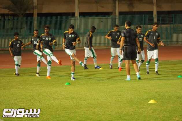 صور من استعداد المنتخب السعودي