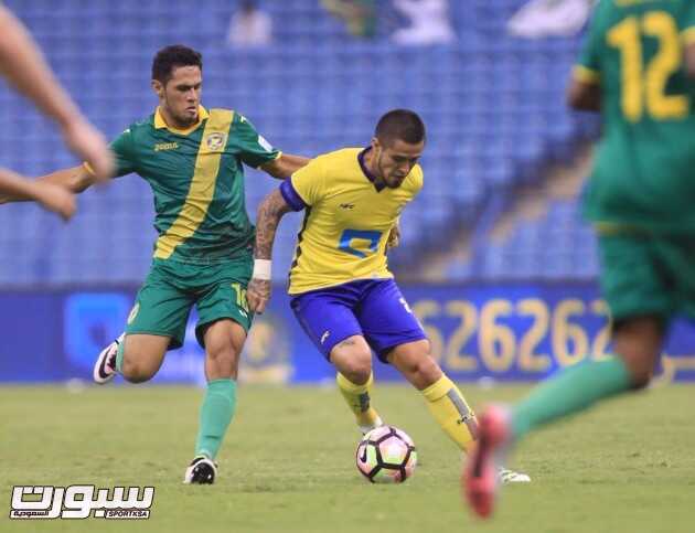صور من لقاء النصر الخليج