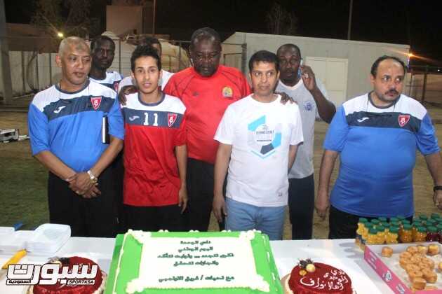 نواف طليس يبهج مدربه بعد