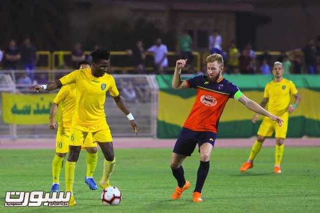 صور من لقاء الخليج و الحزم – إياب ملحق دوري الامير محمد بن سلمان