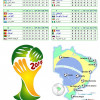 جدول مباريات كأس العالم 2014