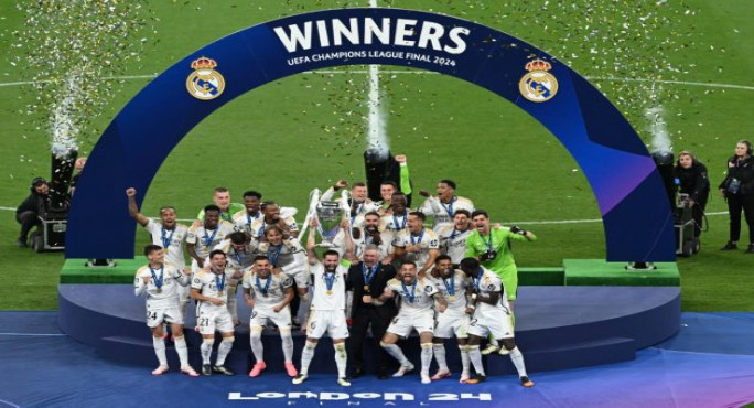 ريال مدريد يتوج بلقب دوري أبطال أوروبا للمرة 15 في تاريخه