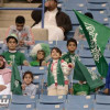 صور من الحضور الجماهيري في مدرجات مباراة السعودية و قطر