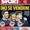 صحيفة sport الاسبانية : 640 مليون يورو سعر ميسي وسواريز ونيمار